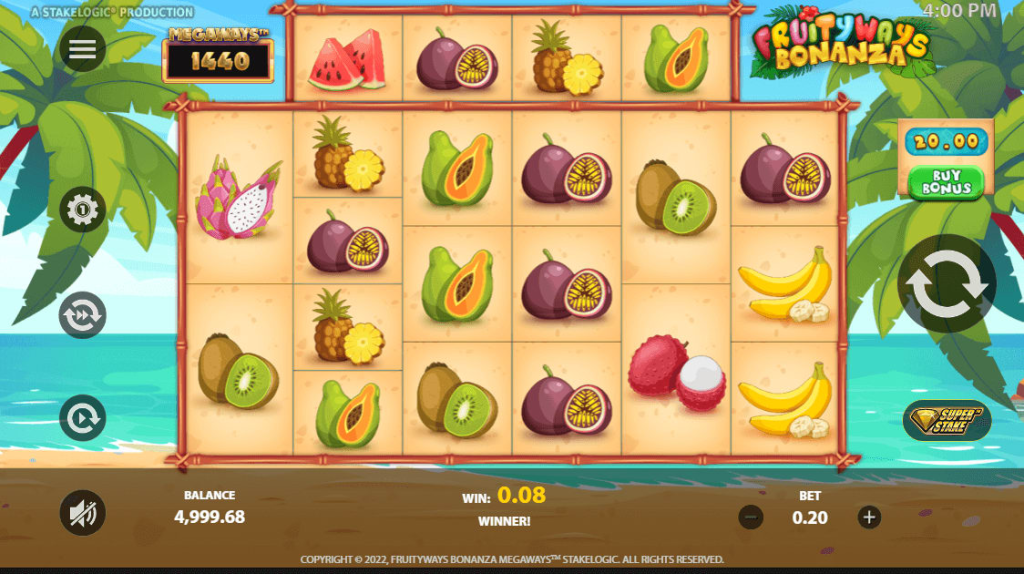 Fruityways Bonanza Megaways Slot Online