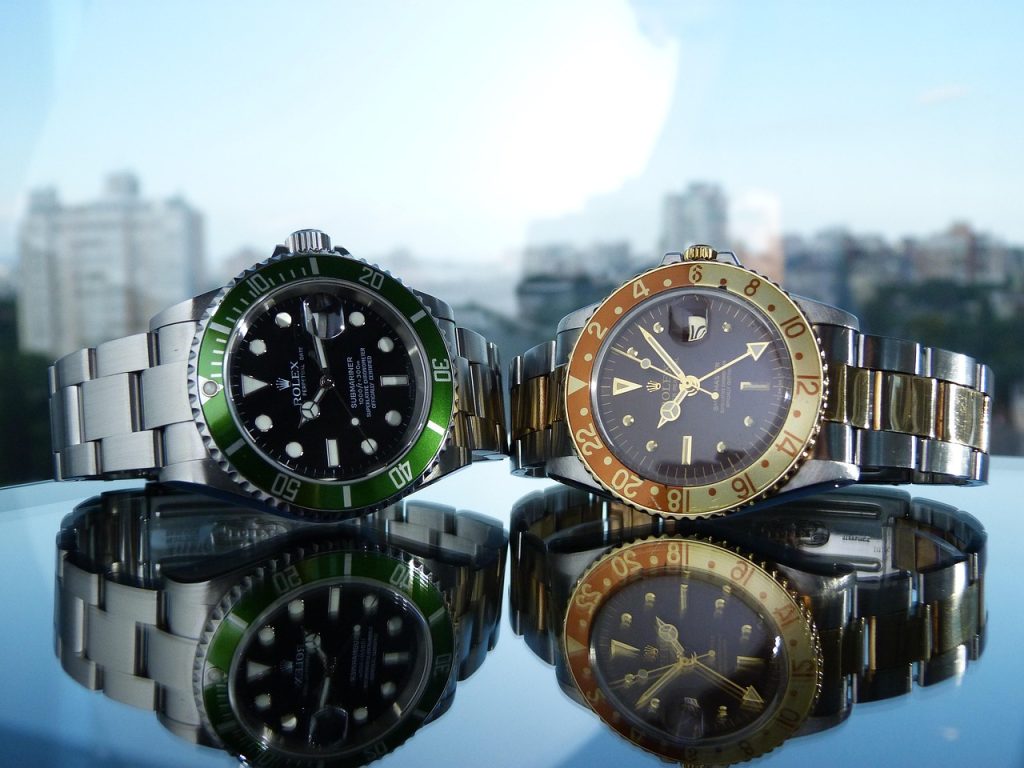 gambar dua jam tangan rolex